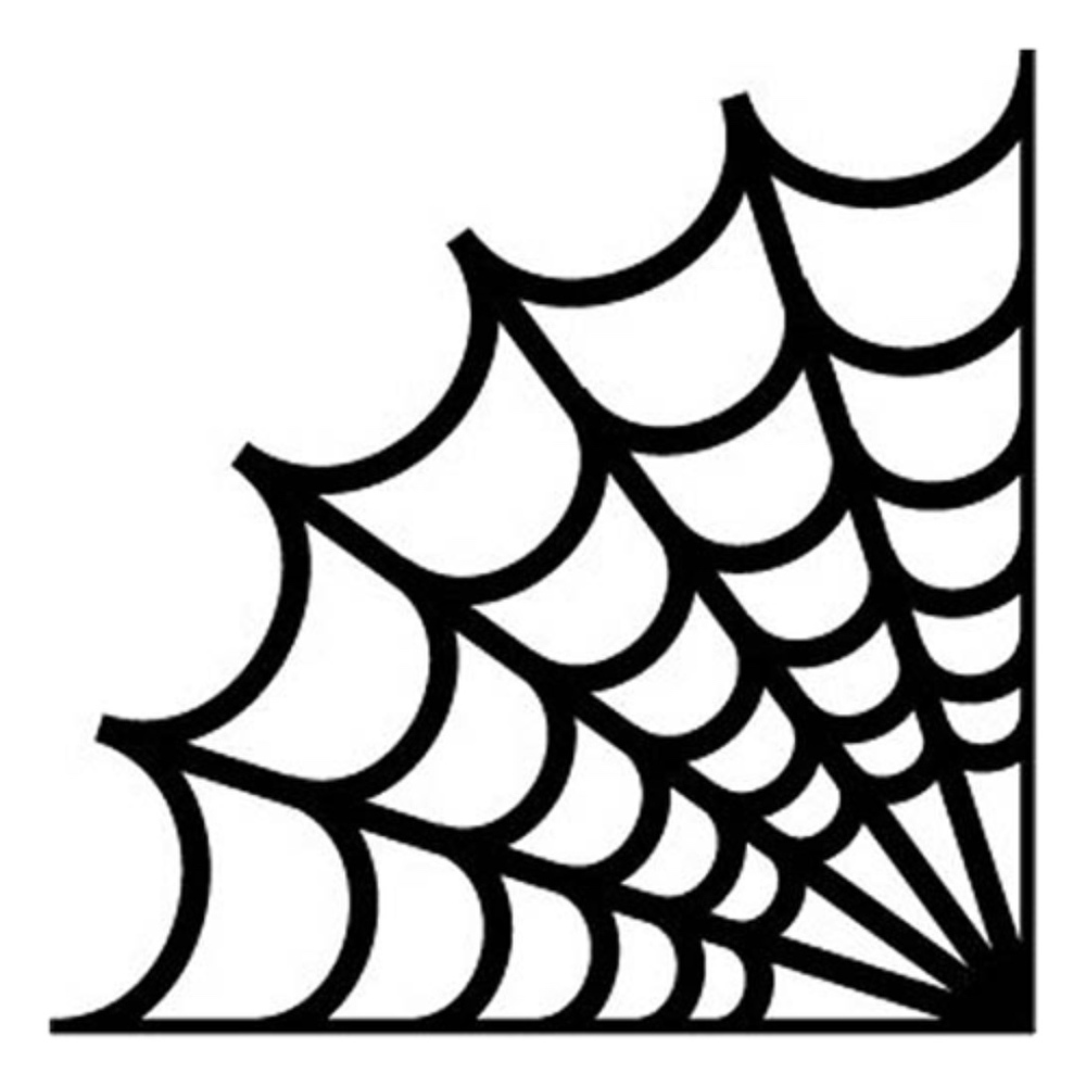 Corner Web Vinyl Decal